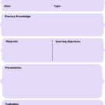 Free And Customizable Art Lesson Plan Templates | Canva With Regard To Free Printable Art Lesson Plan Template