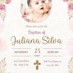 Free And Customizable Baptism Templates For Free Printable Baptism Invitations Template