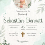 Free And Customizable Baptism Templates Pertaining To Free Printable Baptism Invitations Template