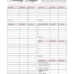Free And Customizable Budget Templates Inside Free Printable Blank Monthly Budget Template