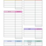 Free And Customizable Budget Templates With Free Printable Blank Monthly Budget Template