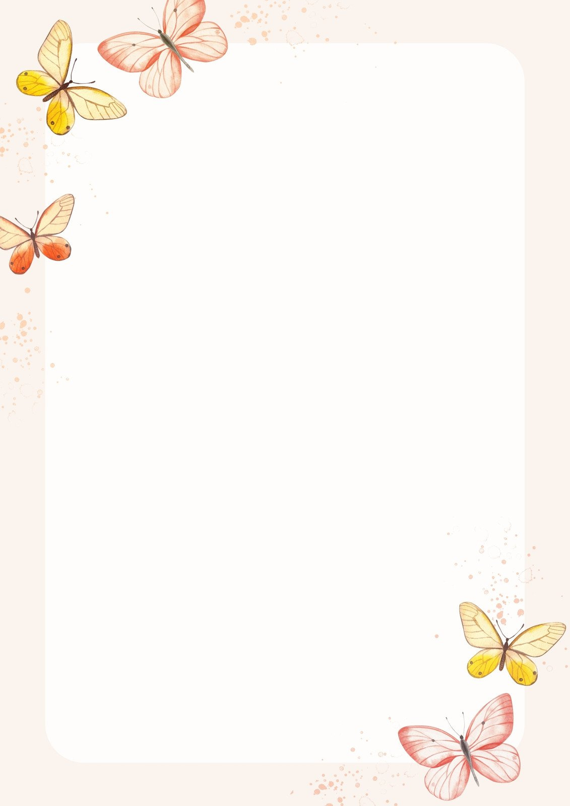Free And Customizable Butterfly Templates pertaining to Free Printable Butterfly Invitation Template
