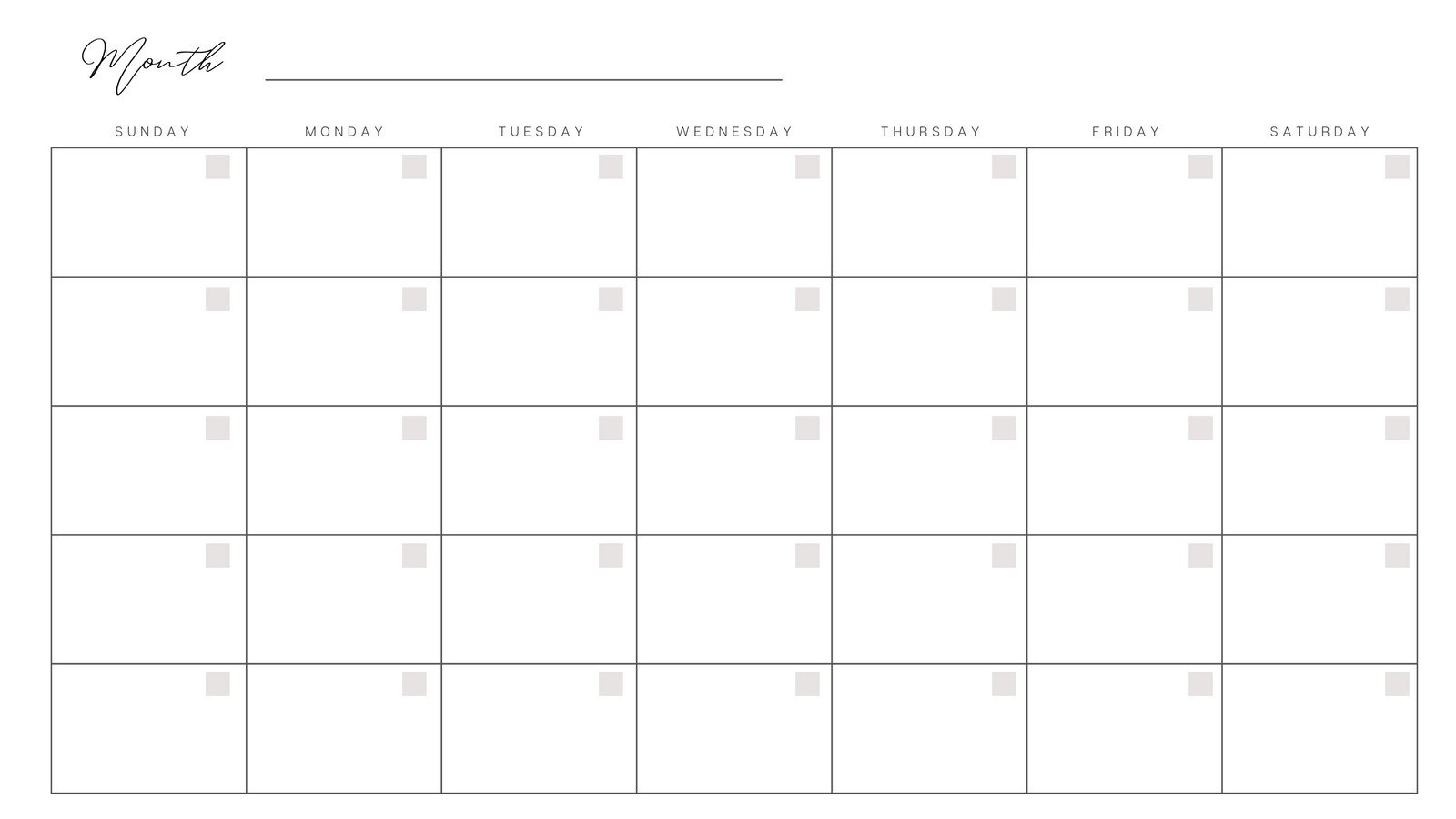 Free And Customizable Calendar Templates | Canva intended for Free Printable Calendar Template