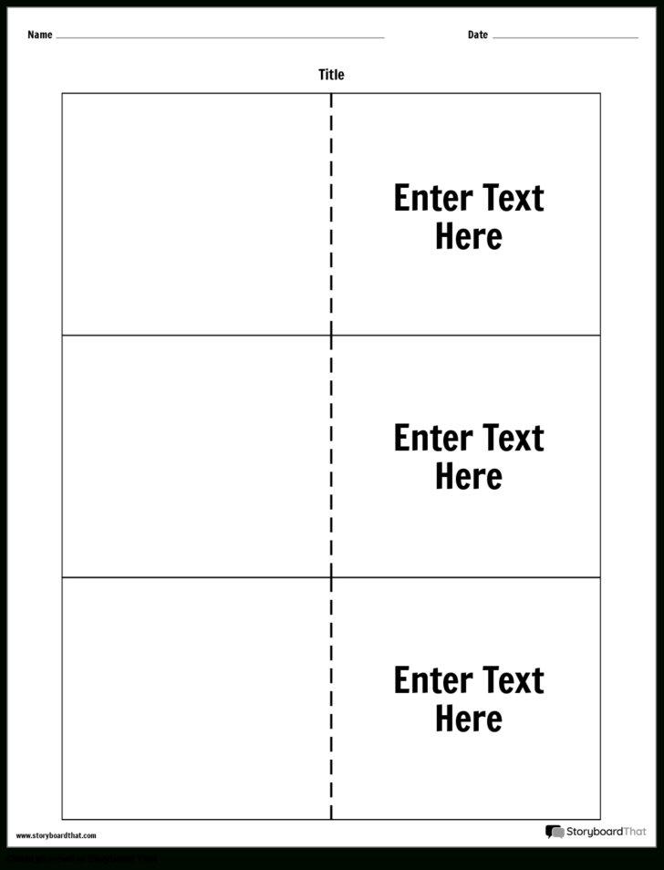 Free Printable Flash Card Template