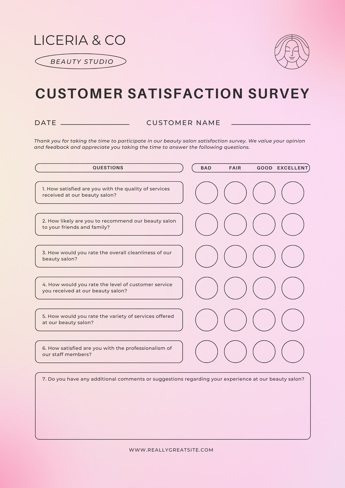 Free And Customizable Survey Templates | Canva within Free Printable Customer Satisfaction Survey Template