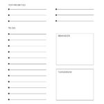 Free And Customizable To Do List Templates Intended For Free Printable Daily Task List Template