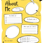 Free And Printable All About Me Worksheet Templates | Canva Pertaining To Free Printable All About Me Poster Template