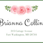 Free And Printable Custom Address Label Templates | Canva Inside Free Printable Address Label Template