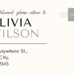 Free And Printable Custom Address Label Templates | Canva Within Free Printable Address Label Template
