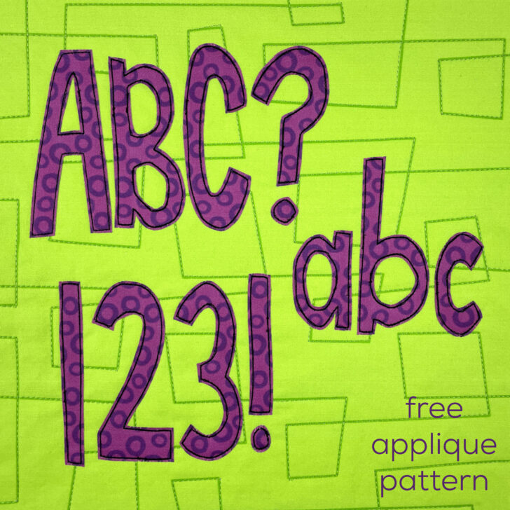 Free Printable Alphabet Template For Applique