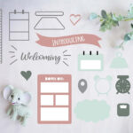 Free Baby Announcement Svg Templates Bundle Throughout Free Printable Free Birth Announcement Template Svg