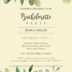Free Bachelorette Party Invitation Templates For Free Printable Bachelorette Party Invitations Template