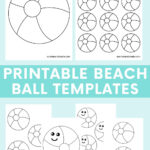 Free Beach Ball Printable Templates Throughout Free Printable Beach Ball Template