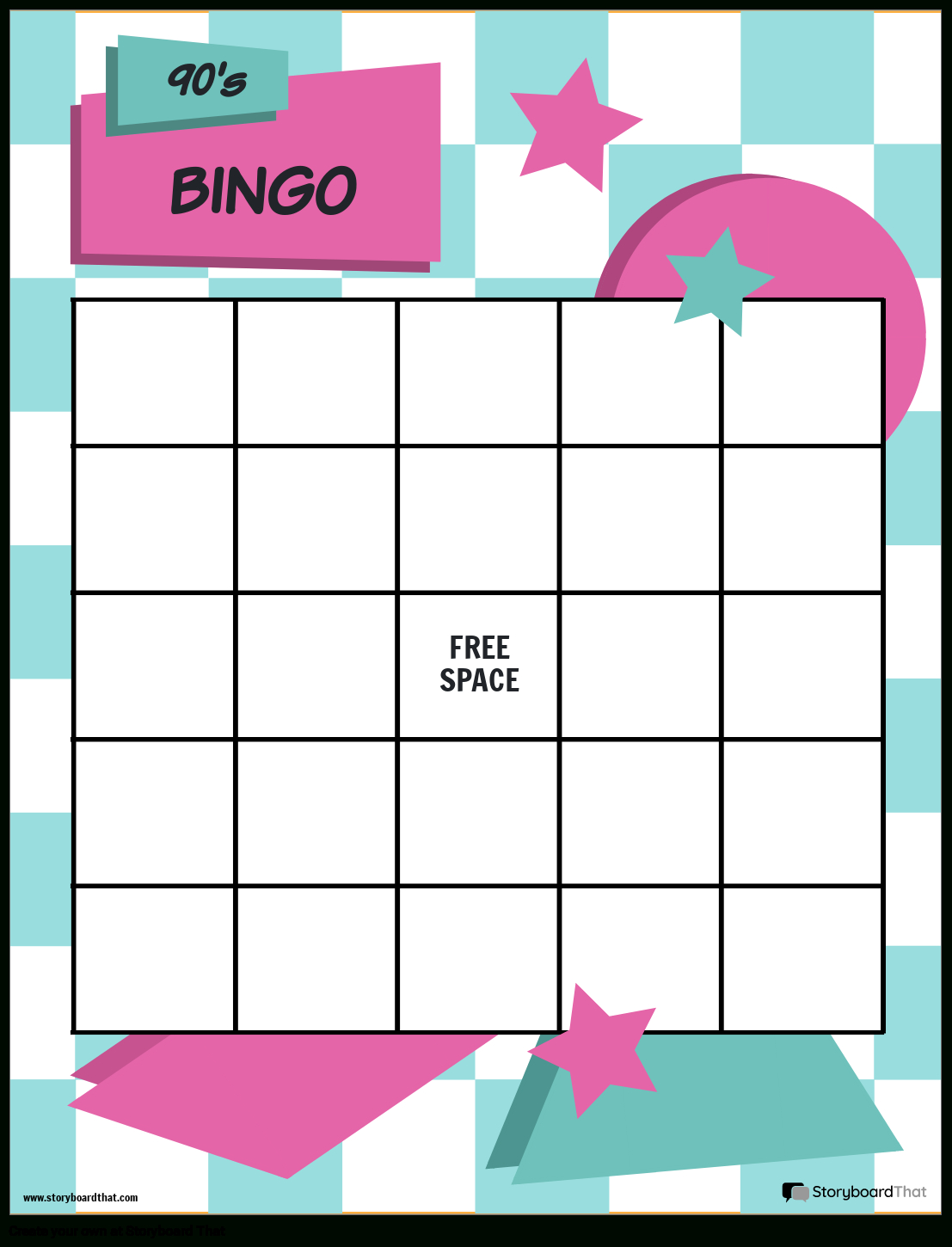 Free Bingo Card &amp;amp; Board Templates: Customize And Print inside Free Printable Cute Bingo Template