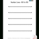 Free Blank Number Lines—All Grade Levels — Mashup Math Inside Free Printable Blank Number Line Template