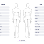 Free Body Chart Template Downloads (Pdf) | Mangomint Salon And Spa Inside Free Printable Body Outline Template