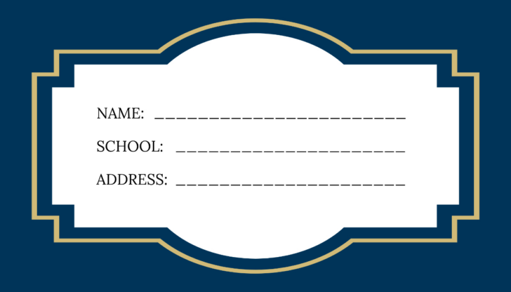 Free Printable Book Labels Template