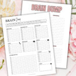 Free Brain Dump Template To Get Yourself Organized With Regard To Free Printable Brain Dump Template