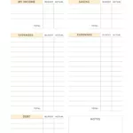 Free Budget Planner Templates | Printable & Fillable For Free Printable Budget Planner Template