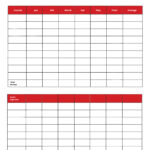 Free Budget Sheet Templates, Editable And Printable With Free Printable Spreadsheet Template
