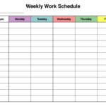 Free Calendar Templates Inside Free Printable Employee Schedule Template