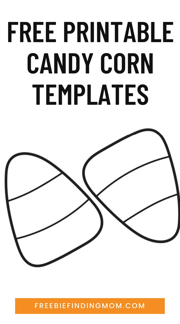 Free Candy Corn Printables throughout Free Printable Candy Corn Template