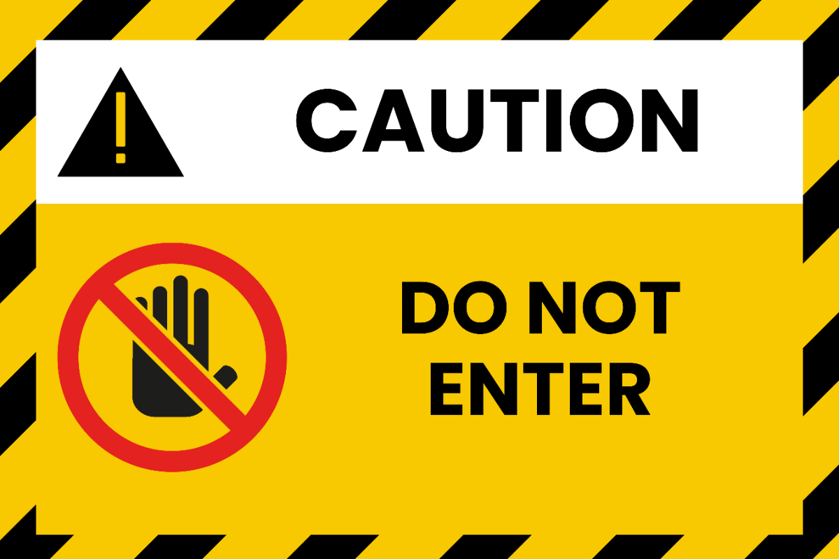 Free Caution Sign Templates, Editable And Printable inside Free Printable Caution Sign Template