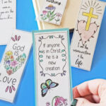 Free Christian Bookmarks To Print And Color! For Free Printable Christian Bookmark Template