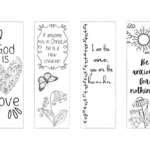 Free Christian Bookmarks To Print And Color! Intended For Free Printable Christian Bookmark Template