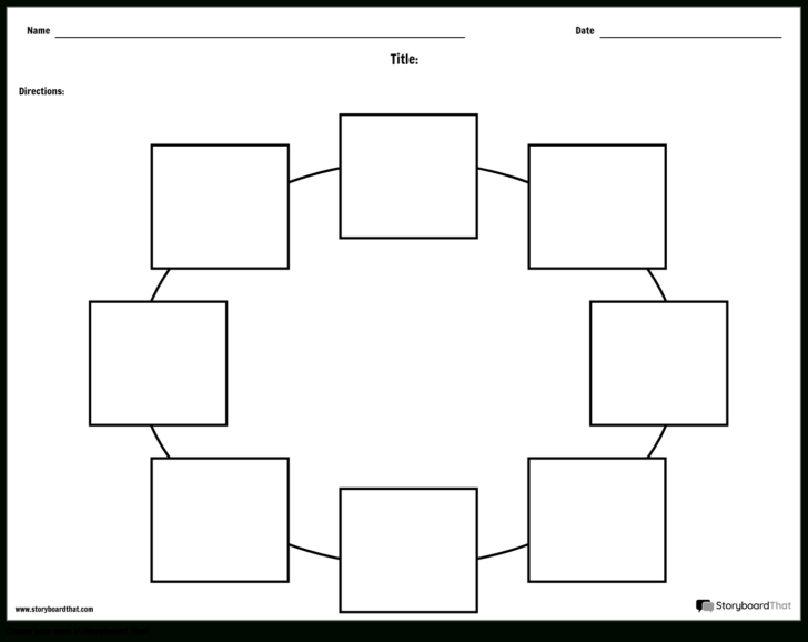 Free Printable Circle Map Template