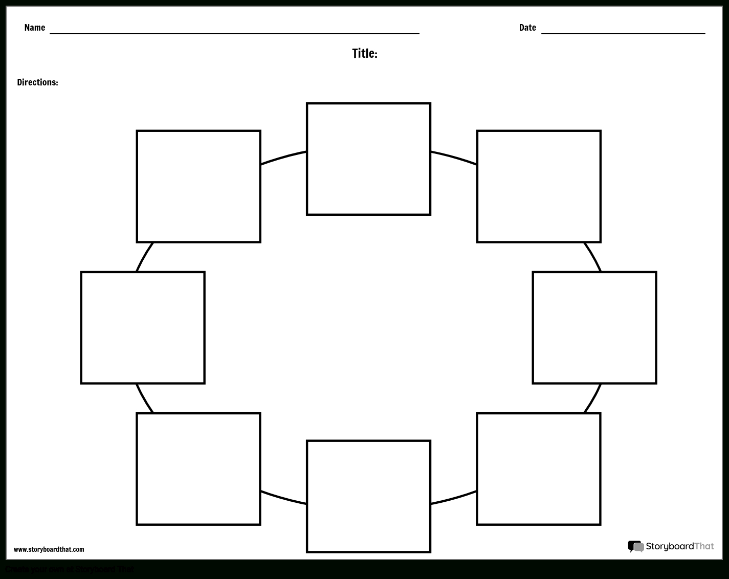 Free Circle Chart Templates - Circle Graph Maker for Free Printable Circle Map Template