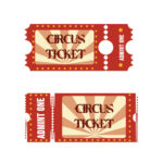 Free Circus Ticket Templates, Editable And Printable Within Free Printable Circus Ticket Template