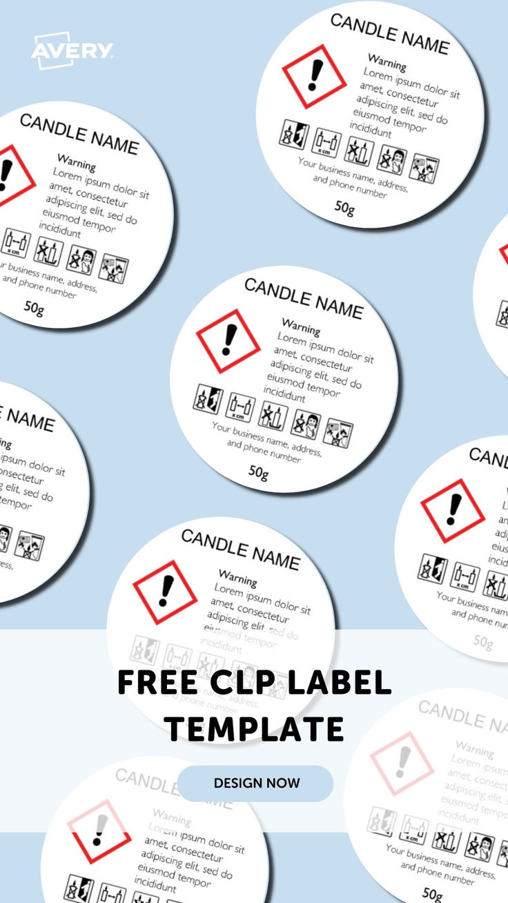 Free Clp Label Design Template within Free Printable Clp Label Template