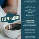 Free Coffee Menu Templates To Print For Free Printable Cafe Menu Template