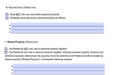 Free Cohabitation Agreement Template | Pdf & Word in Free Printable Cohabitation Agreement Template