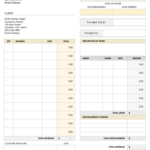 Free Construction Invoice Templates | Smartsheet For Free Printable Construction Invoice Template