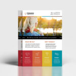 Free Creative Poster Template For Photoshop & Illustrator   Brandpacks Regarding Free Printable Flyer Template Online