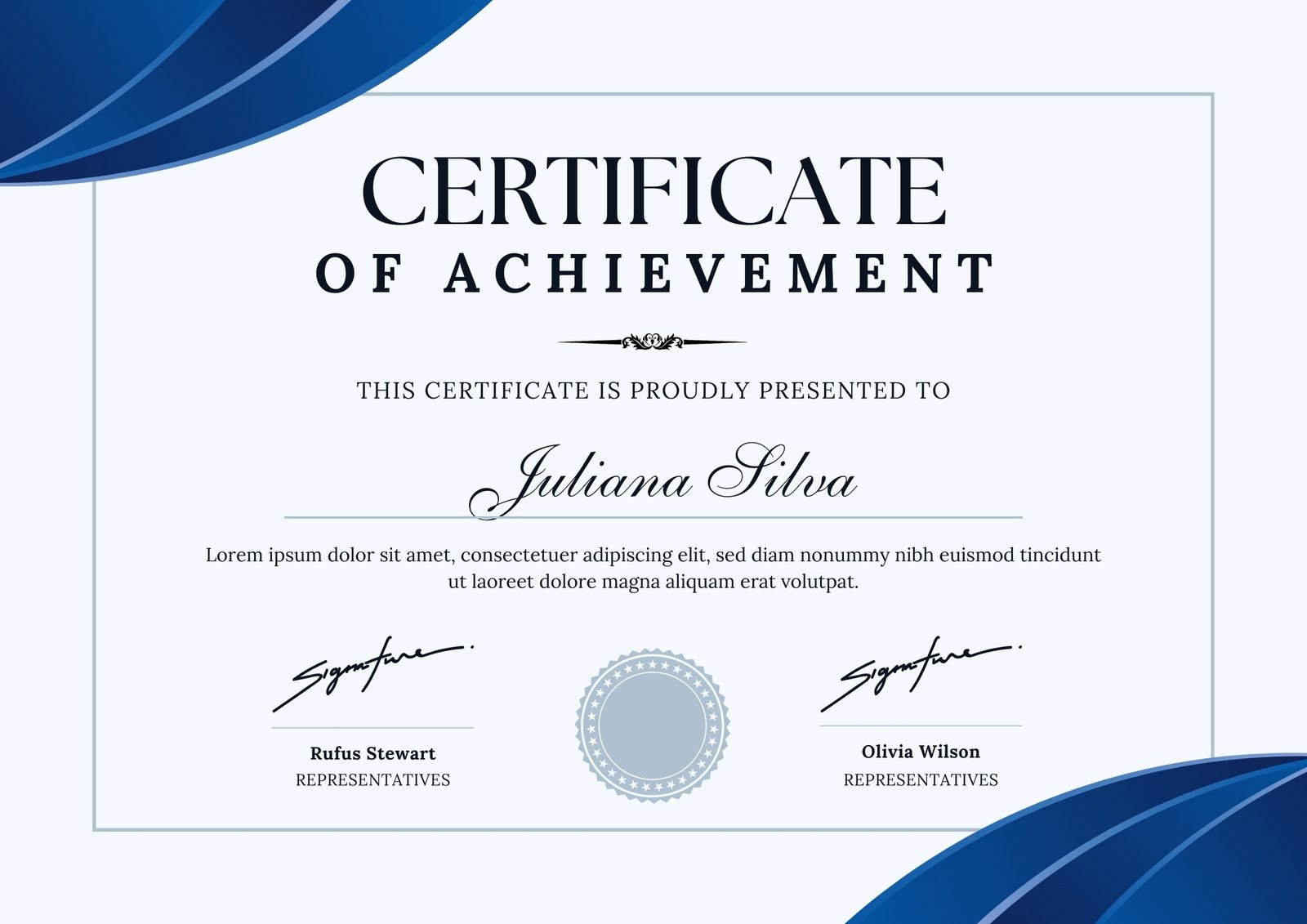 Free Custom Printable Achievement Certificate Templates | Canva pertaining to Free Printable Certificate Of Achievement Template