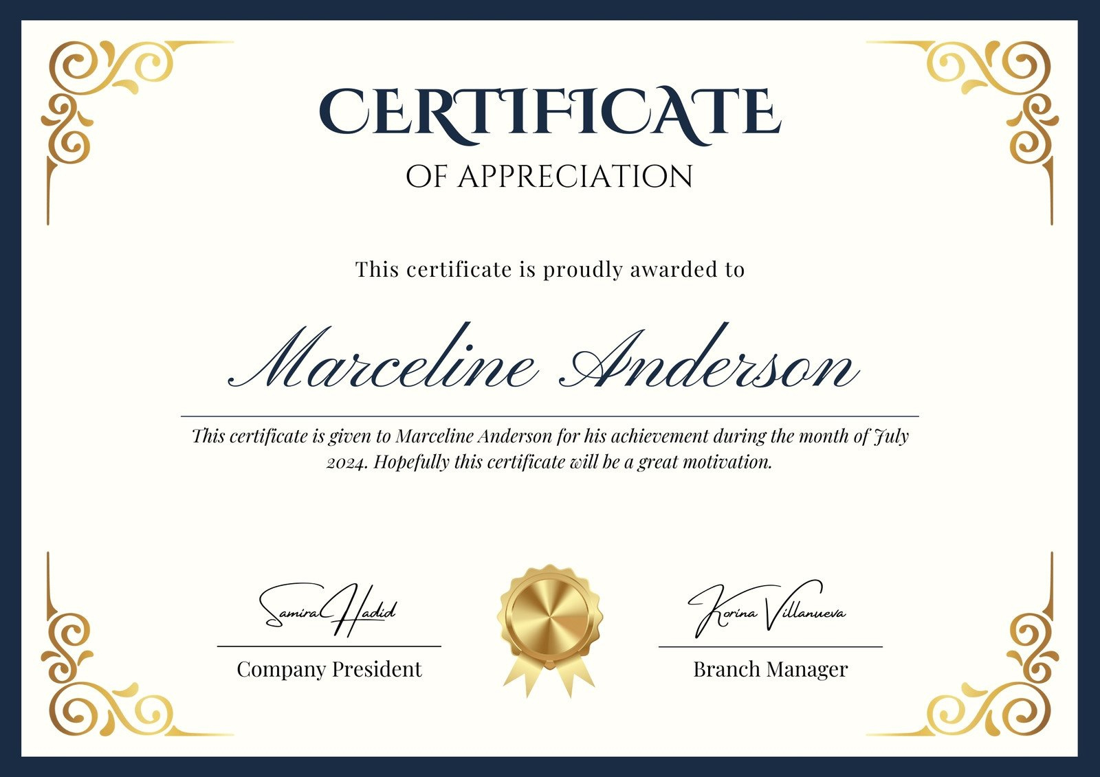 Free, Custom Printable Appreciation Certificate Templates | Canva throughout Free Printable Certificates Of Appreciation Template