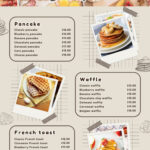 Free, Custom Printable Breakfast Menu Templates | Canva Within Free Printable Breakfast Menu Template