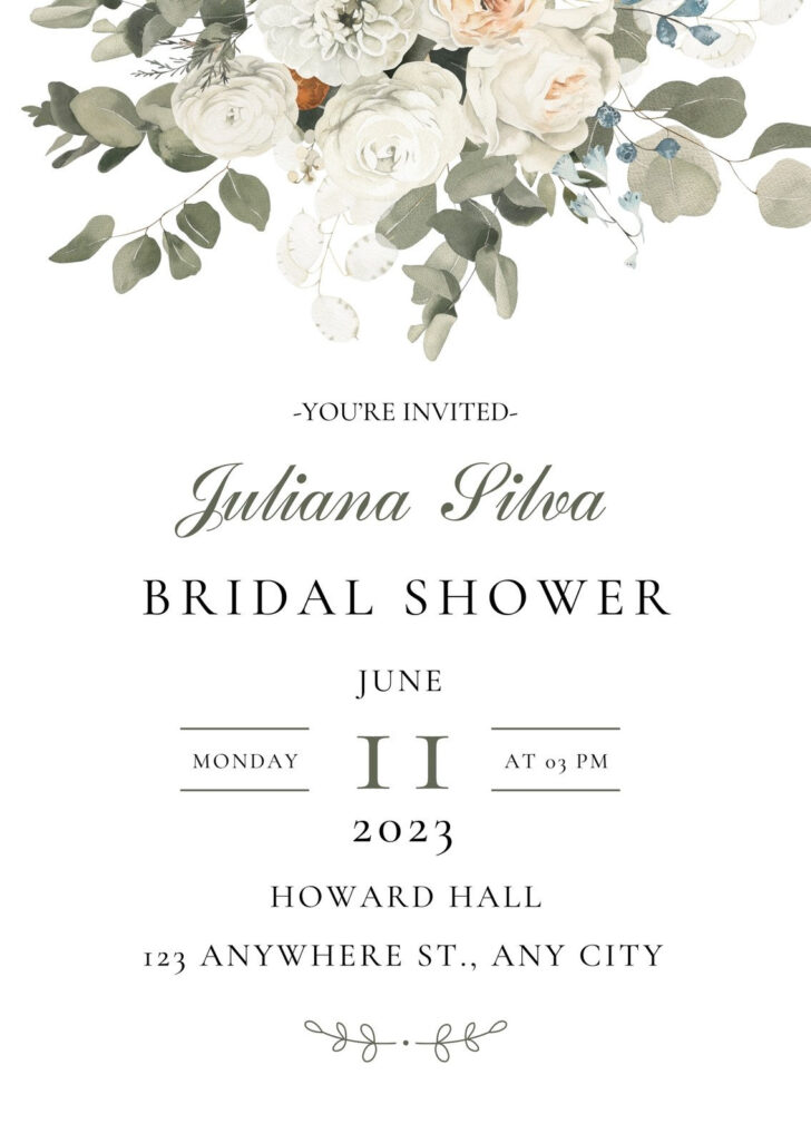 Free Printable Bridal Shower Banner Template