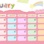 Free Custom Printable Classroom Calendar Templates | Canva With Regard To Free Printable Classroom Calendar Template
