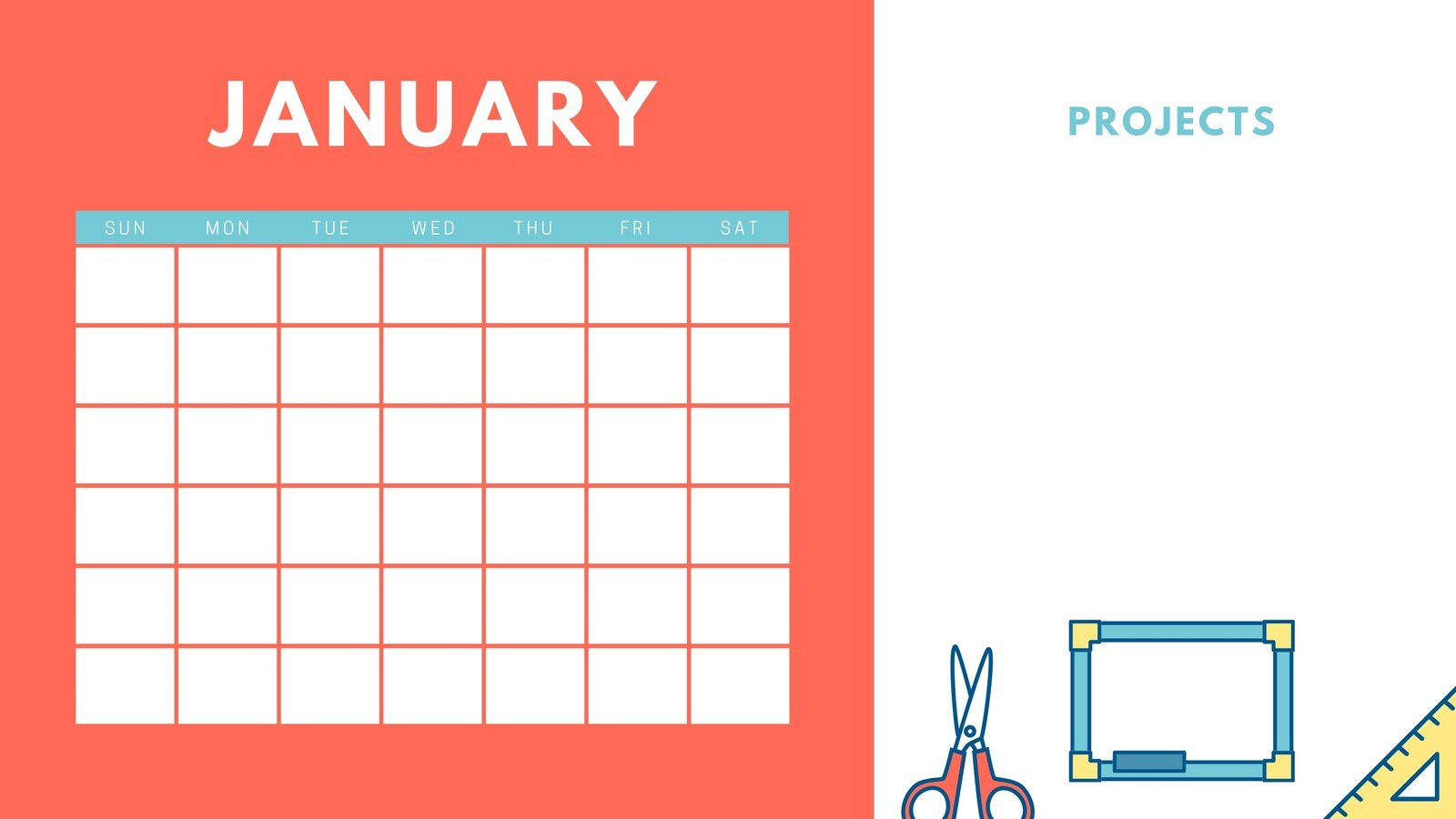 Free Custom Printable Classroom Calendar Templates | Canva within Free Printable Classroom Calendar Template