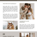 Free Custom Printable Family Newsletter Templates | Canva Pertaining To Free Printable Family Newsletter Template