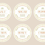 Free Custom Printable Food Label Templates | Canva With Free Printable Food Labels Template