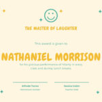 Free Custom Printable Funny Certificate Templates | Canva In Free Printable Funny Certificate Template