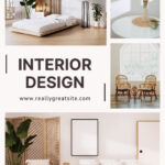 Free Custom Printable Interior Design Photo Collage Templates | Canva Pertaining To Free Printable Furniture Template For Interior Design