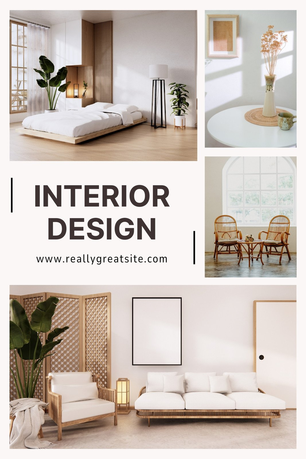 Free Custom Printable Interior Design Photo Collage Templates | Canva pertaining to Free Printable Furniture Template For Interior Design