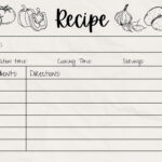 Free, Custom Printable Recipe Card Templates Online | Canva Intended For Free Printable 4x6 Recipe Card Template