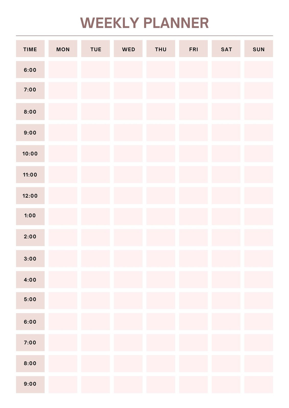 Free Custom Printable Work Schedule Planner Templates | Canva with regard to Free Printable Employee Weekly Schedule Template